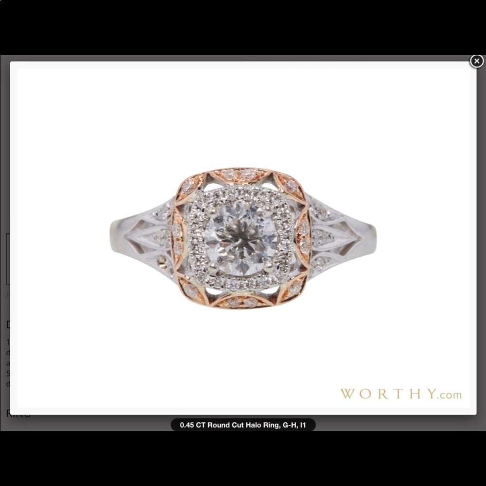 Diamond engagement ring